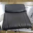 Sweetcrispy Massage Recliner Chair for Adults, Adjustable Home Theater Seating with Lumbar Support for Living Room, Modern Fabric Reclining, Black (34.3"D x 26.7"W x 38.6"H (With Massage))