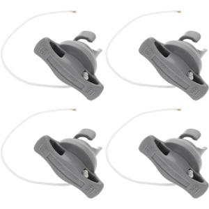 4pcs Air Valve Inflatable Screw Air Valve Boat Spiral Air Plugs Replacement for Rubber Dinghy Raft Canoe Kayak Boat Pool Parts