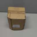 3 Pack 6/5/4 inch Cylindrical Flower Pots, Modern Small Round Plastic Plant Pots with Drainage Holes & Saucers, Clean and Refined Planter Pots for Outdoor, Indoor & Office Decor (Black Brown)