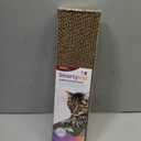 SmartyKat Super Scratcher Corrugated Cat Scratcher and Scratch Pad for Cats, Catnip Infused with Catnip, Scratchers for Indoor Cats and Kittens, Cardboard Scratching Post