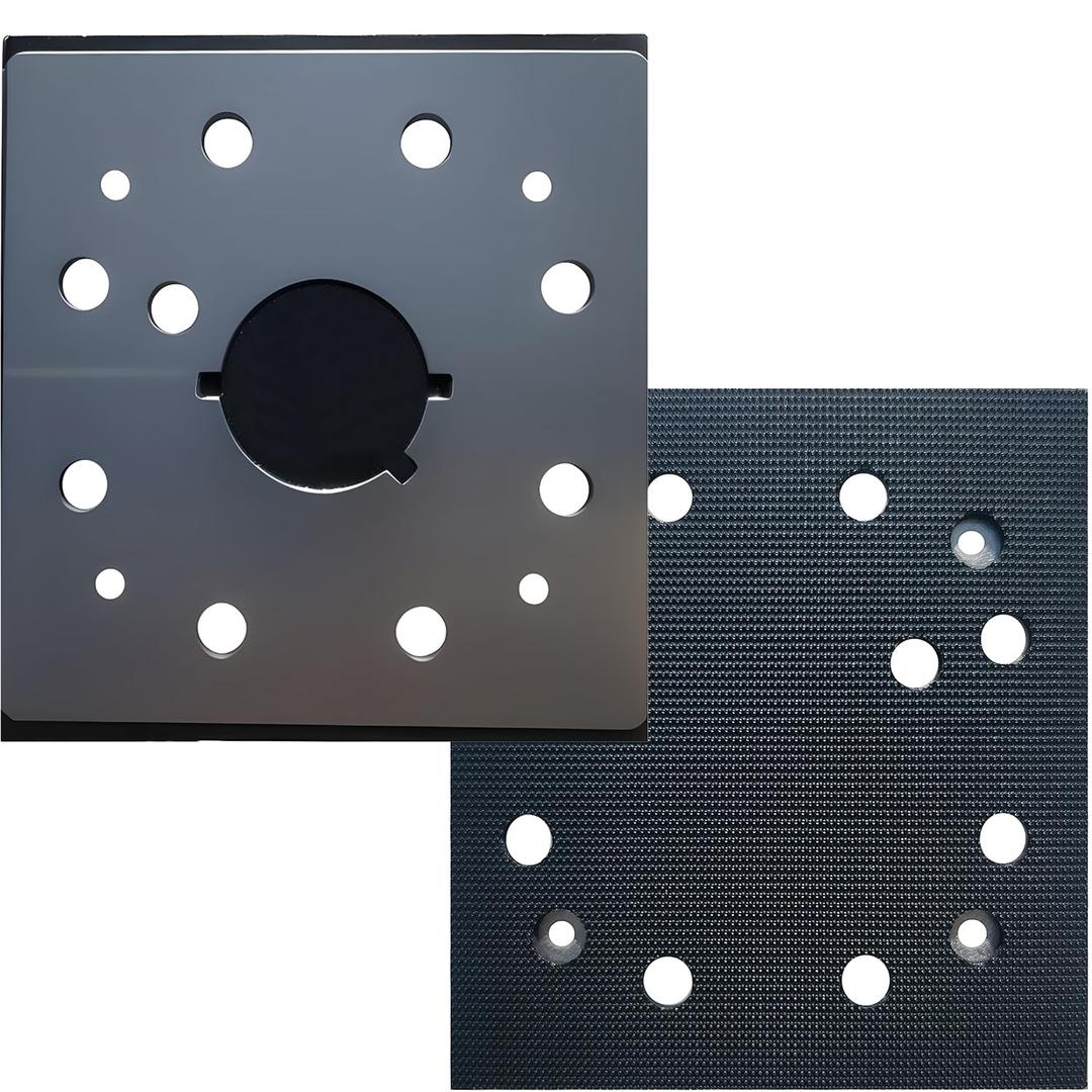 2 Pack Upgrade Hook and Loop Replacement Sander Pad for DeWalt DW411 D26441 DW412 1/4 Sheet Sander - 151284-00 151284-00SV Sanding Backing Pad