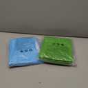 SLOOSH Inflatable Pool Floats Adult, 2 Pack Pool Chairs with Cup Holders, Blow up Floats Chair, Hammock Noodle Mat Leaves Design for Relaxing Summer Water Fun Swimming Party Beach, Blue, Green