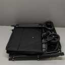 Collapsible Wagon 220 lbs, Heavy Duty Wagon Carts Foldable, Portable Wagons for Groceries, Beach Cart with All-Terrain Wheels & Drink Holders, Utility Wagon for Shopping, Sports, Camping, Black