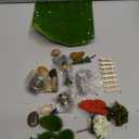 Cayway 25 PCS Outdoor Fairy Garden Miniatures Mini Zen Garden Accessories, Artificial Grass, Model Trees, Terrarium Ornaments, Dollhouse Supplies, Bonsai Decorative Craft Tools Kit