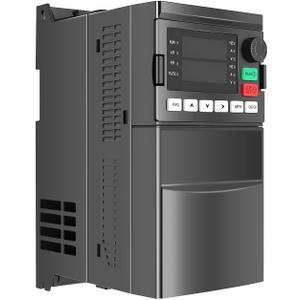 VFD 0.75KW 220V Variable Frequency Drive 1HP 1 or 3 Phase 50/60HZ Input 0-3200HZ 3 Phase Output 4A Inverter Converter Variable Frequency Controller for CNC Spindle Motor Speed Control