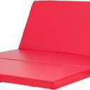 KaRaDaStyle Gymnastics Mat Folding Stretch Mats 71"x39"x2" Exercise Muscle Training Children Play Horizontal Bar Mat Yoga Sports Soundproof Home Use (Red/4-fold)