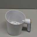 Electric Flour Sifter, Battery Operated Flour Sifter for Baking , Ergonomic Handle Flour Sieve for Cooking, Pastry Baking, Easy to Clean (White)