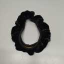 KAFEEK Elastic Long Microfiber Plush Steering Wheel Cover for Winter Warm, Universal 15 inch, Anti-Slip, Odorless, Black