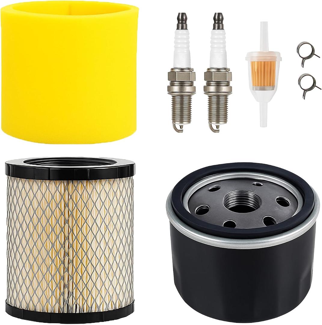 YT3000 LT2000 Air Filter Oil Filter Tune Up Kit for Craftsman T2200 YS4500 YTS3000 T1400 42" 46" Lawn Tractor Riding Mower with 19.5hp 20hp 21hp Engine