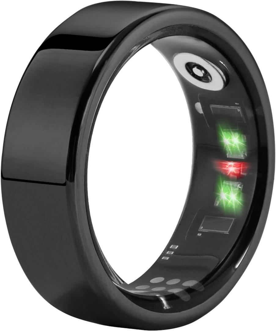 Smart Ring Health Tracker, Fitness Sleep Heart Rate Blood Oxygen Tracker Smart Ring, Water Resistant Bluetooth Fitness Tracker Rings Smart Ring Health Tracker, Fitness Sleep Heart Rate Blood Oxygen Tracker Smart Ring, Water Resistant Bluetooth Fitness Tracker Rings