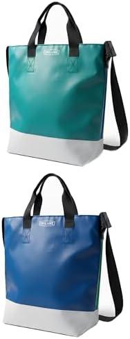 ORILUME Reusable Lunch Bag Insulated Grocery Bag, Heavy Duty Waterproof Cooler Bag with Zipper for Frozen Foods, Durable Cold Storage Bag for Easy Transport，1 Pack