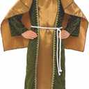 fun shack Kids Wise Men Costume, Three Kings Outfit, Wiseman Attire for Halloween, Christmas, Dress Up Events (X-Large, Gold)