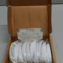 Cup Drawer Pulls  10 Pack  White Cabinet Handles 3 Inch  White Cabinet Pulls  Cabinet Cup Pulls for Cabinets and Drawers  Cup Pulls for Drawers, Furniture & Kitchen Cabinet Hardware