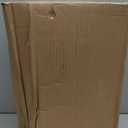 Water Hyacinth Trash Can 15L & Wicker Square Tissue Box, Handwoven Waterproof Waste Basket with Handles, Wicker Home Set for Bedroom, Bathroom, Kitchen, Office, Balcony (Khaki)