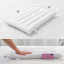 Thin Pillow for Stomach and Back Sleeper Low Pillow Flat Bed Pillow Flat Design Pillows Ultra Slim 2.5 Inches Deeper Sleep (Pack of 1)