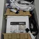 CORSAIR RM850x Shift Fully Modular ATX Power Supply - 80 Plus Gold - ATX 3.1 - PCIe 5.1 - Zero RPM - Modular Side Interface - White