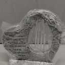 Pet Dog Memorial Stones Garden Stones with Wind Chimes, Sympathy Loss of Pet Dog Memorial Gifts Remembrance Gifts Outdoors Heart Shaped Grave Markes Headstones