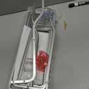Shower Caddy Hanging - Never Rust Shower Hanging Organizer - Aluminum Over the ShowerHead Caddy with 6 Hooks for Razor/Sponge (Silver)