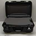 NANUK 935 Hard Case with Cubed Foam and Lid Organizer  Waterproof Protective Equipment Case with Wheels, 22 x 14 x 9  Dustproof, Airline Carry-On Approved  Black