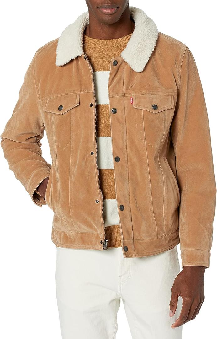 Levi's mens Sherpa Lined Trucker Jacket