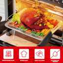 Air Fryer Basket for Oven, Air Fryer Basket and Stainless Steel Baking Tray Pant Oven Air Fryer Pan Rack for Cooking Baking Dishwasher and Broiling
