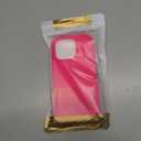 Magnetic for iPhone 16 Pro Case, Compatible with Magsafe, Suction Cup Phone Mount, 2 Screen Protectors - Camera Protector, Silicone Shockproof Protective Phone Cover 6.3", Neon Pink