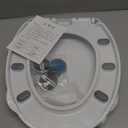 MinSha Round Toilet Seat easy clean soft close Replacement