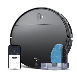 Robot Vacuum and Mop Combo, WiFi/App/Alexa, Robotic Vacuum Cleaner with Schedule, 2 in 1 Mopping Robot Vacuum with Watertank and Dustbin, Self-Charging, Slim, Ideal for Hard Floor, Pet Hair, Carpet