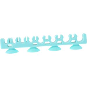 Beavorty Cosmetic Brush Storage Rack 1pc Silicone Makeup Brush Paint Silicone Holder Makeup Storage Organizer Box Drying Shelf Holder Organizer Desk
