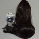 FESHFEN Ponytail Extensions, Long Claw Clip in Ponytail Hairpiece Synthetic Pony Tails Hair Piece Natural Wavy Hairpieces for Women, 20 inch Black Brown Mixed Light Brown