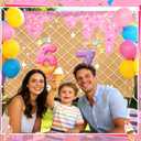 6 7 Birthday Decoration Backdrop,I was 6 Now I'm 7 Birthday Backdrop Banner, Ice Cream Drip Sweet Funny Number Pattern Wall Background for Girl Boy 7th Bday Party Decoration
