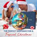 2 x Puerto Rico Ornaments 2026 - Elegant Puerto Rico Gifts for Men Women Mom Dad, Cute Ceramic Ornaments for Tree Decor, Unique for Friends, Funny Gifts for Puerto Ricans