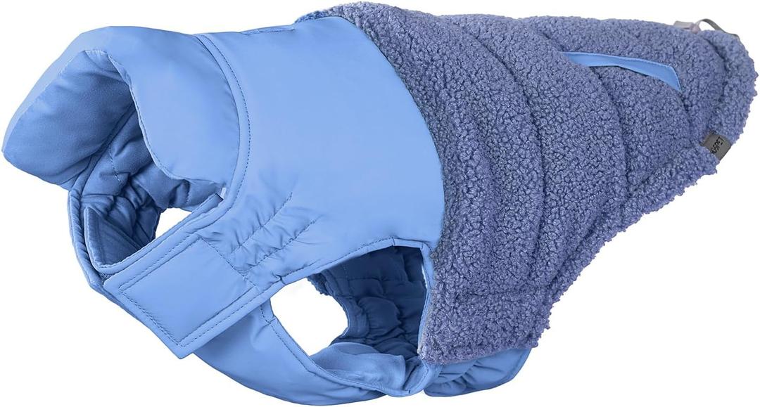 Winter Dog Hoodie Sweatshirts with Pockets Warm Dog Clothes for Small Dogs Chihuahua Coat Clothing Puppy Cat Custume (Blue, L)