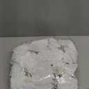 8 Pcs 9.8in Christmas Poinsettia Decorations Artificial Velvet Flowers Christmas Glitter Poinsettia Flower Picks with Stems for Xmas Tree Ornament DIY Wreath Xmas Party Supplies (White)