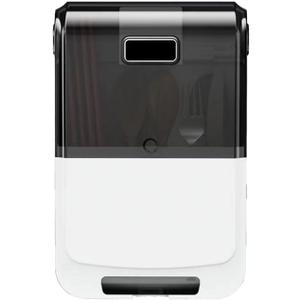 Utensil Drying Holder, Wall Mounted Utensil Organizer with Lid Multifunctional Chopstick Cage Punch Free Dustproof Draining Cage Kitchen Utensil Holder(Basic Black)