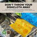 Wettex The Original 10 Pack Swedish Dishcloth for Kitchen (Assorted: Green, Yellow, Blue, Red)