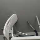 Drive Medical Shower Chair with Back & Padded Arms - Adjustable Height Bath Seat for Safety & Comfort - Lightweight Aluminum Construction- 350 Lb Capacity - White