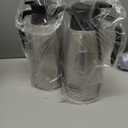 2 PCS 68 OZ Thermal Coffee Carafe, Insulated Stainless Steel Coffee Carafe Double Walled Vacuum Thermal Pot Flask with Brushes Thermos for Keeping Hot Coffee Tea Home and Office (Silver)