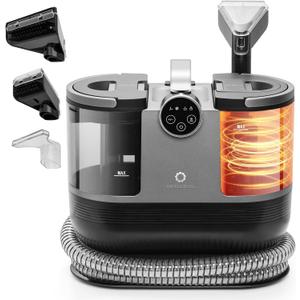 Airthereal S1 Carpet Cleaner Machine, Instant Heating Portable Upholstery Spot Cleaner, Shampooer Machine with Self-Cleaning, 14 Kpa Stain Remover Deep Cleaner for Pets, Stairs, Car Seat and Couch (Grey)