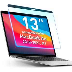 VINTEZ Magnetic Blue Light Screen Protector Compatible With MacBook Air 13" 2018, 2019, 2020, 2021, M1 Anti Blue Light Blocking Filter for Laptop