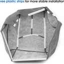 Automotive Replacement Seat Cover Driver Side Bottom Cloth Seat Cover for 2003-2007 GMC Sierra 1500 2500 3500 1500HD 2500HD SLE SLT Charcoal Gray