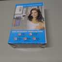 Hanging toothbrush holder and space saving toothpaste dispenser. This convenient organizer neatly stores toothbrushes and toothpaste together, ensuring safe and secure use for the whole family (Black)