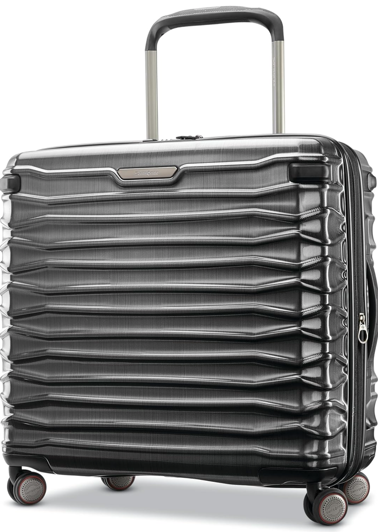 Samsonite Stryde 2 Hardside Expandable Luggage with Double Spinner Wheels, Medium Glider, Brushed Graphite