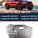 Engine Splash Shield Guard Compatible with CR-V CRV EX EX-L 1.5L 2017-2020, Under Car Splash Shield Lower Cover Board Replace #74112-TLA-A01 74112TLAA01