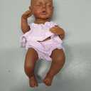 BABESIDE Lifelike Reborn Baby Dolls Daisy Black Girl- 12 Inch Body Realistic-Newborn Handmade Real Life Baby Dolls with Clothes and Toy Gift for Kids Age 3+