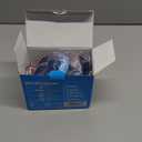 iClever BTH12 Kids Bluetooth Headphones,Colorful LED Lights Kids Headphones Wireless,74/85dBA Safe Volume,85H Playtime,Fast Charging,Bluetooth 5.2,Over Ear,Builtin Mic for iPad/Tablet/Airplane,Blue