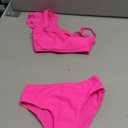 Girls Swimsuits Two Piece Bikini Set Ruffle Bathing Suit with Adjustable Strap Quick Dry Beach Girls' Swimwear 5-6Y