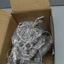 WATERGLIDE 138 LED Star Moon Curtain Decorative Lights, Window Curtain Fairy String Lights, Remote Control & USB Plug, 8 Lighting Modes for Home Holiday Ramadan Christmas Wedding Party, Warm White