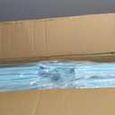 HeySplash Foldable Pool, Non-Inflatable Swimming Pool with Rigid Puncture-Proof Hard Composite Board, Kiddie Pool Outdoor Pool, Adults & Kids Pool for Backyard Garden Dog Pool 114"70"19", Ice Blue