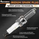 Ignition Coil Pack and Iridium Spark Plugs Set of 6 Compatible with Honda Accord 2008-2012, Odyssey 2008-2017, Crosstour 2012 & Acura TL 2009-2014, TSX 2010-2014, RL - 3.5L 3.7L Replace UF603, 97390